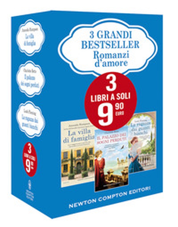 3 grandi bestseller. Romanzi d'amore: La villa di famiglia-Il palazzo dei sogni perduti-La ragazza dai guanti bianchi - Librerie.coop 3 grandi bestseller. Romanzi d'amore: La villa di famiglia-Il palazzo dei sogni perduti-La ragazza dai guanti bianchi - Librerie.coop