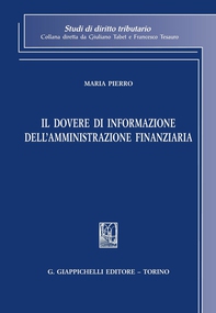 Il dovere di informazione dell'Amministrazione finanziaria - Librerie.coop