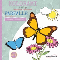 Farfalle diurne e notturne. Tutto da imparare colorando - Librerie.coop