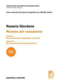 ART. 360-391 quater. Ricorso per Cassazione Sezione I e Sezione II - Librerie.coop