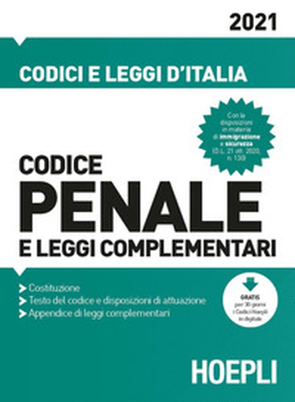 Codice penale e leggi complementari 2021 - Librerie.coop Codice penale e leggi complementari 2021 - Librerie.coop