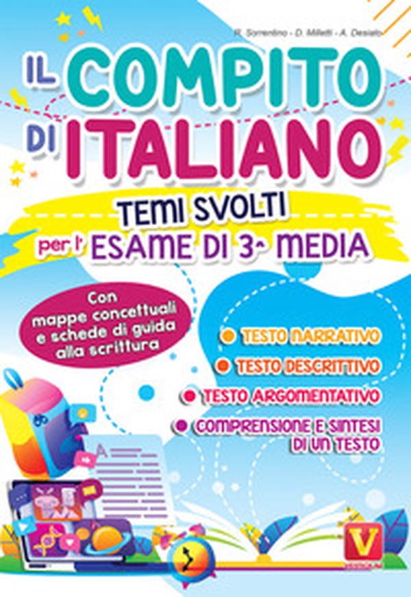 Il compito di italiano. Temi svolti per l'esame di terza media con mappe concettuali - Librerie.coop Il compito di italiano. Temi svolti per l'esame di terza media con mappe concettuali - Librerie.coop