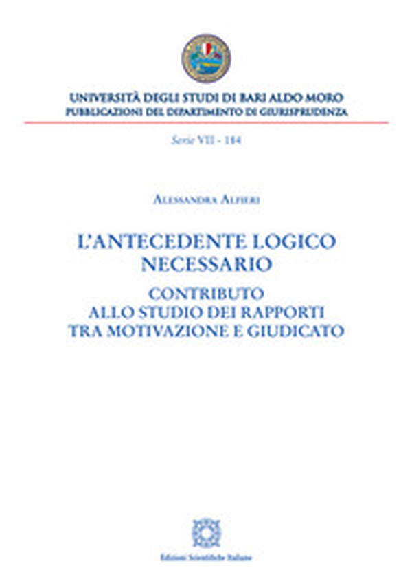 L'antecedente logico necessario - Librerie.coop L'antecedente logico necessario - Librerie.coop