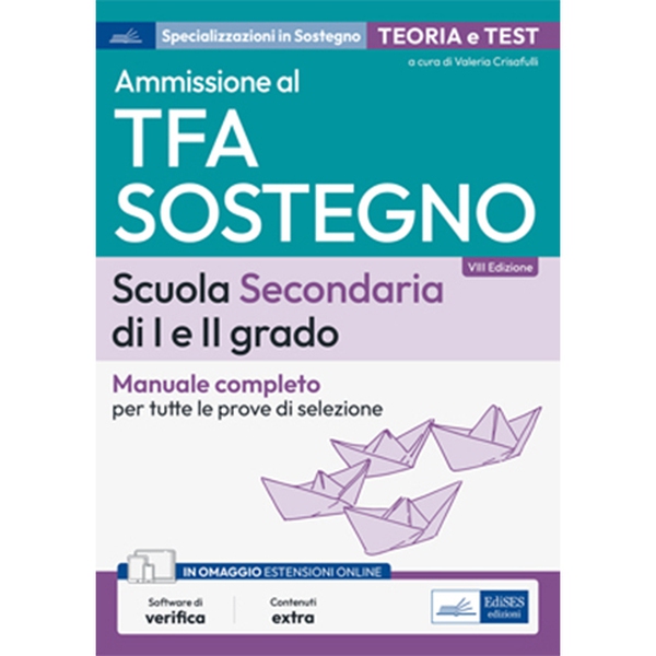 Ammissione TFA sostegno nella scuola
Secondaria di I e II grado - Librerie.coop Ammissione TFA sostegno nella scuola
Secondaria di I e II grado - Librerie.coop