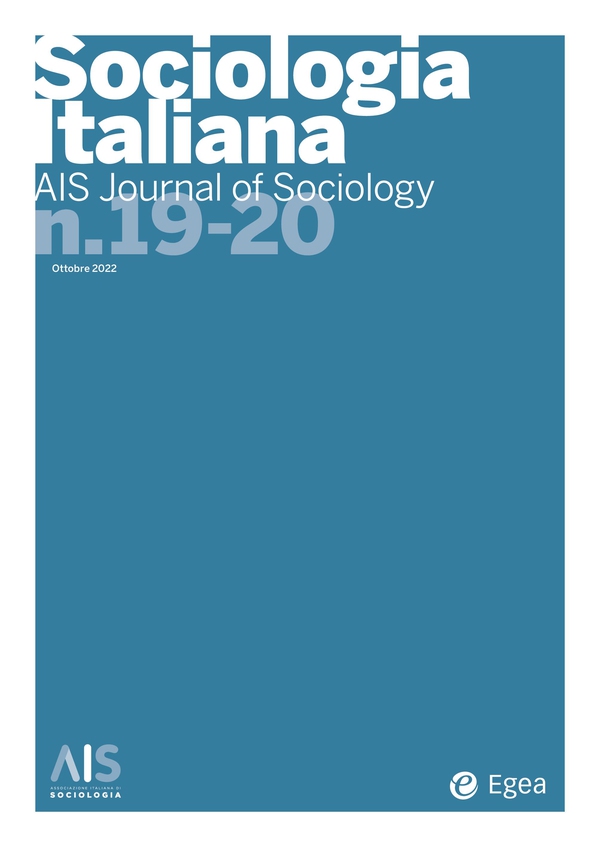 Sociologia Italiana - AIS Journal of Sociology n. 19-20 - Librerie.coop Sociologia Italiana - AIS Journal of Sociology n. 19-20 - Librerie.coop