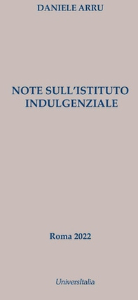 Note sull'istituto indulgenziale - Librerie.coop Note sull'istituto indulgenziale - Librerie.coop
