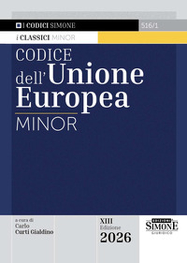 Codice dell'Unione Europea Minor - Librerie.coop