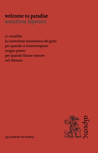 Welcome to paradise - Librerie.coop