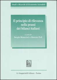 Il principio di rilevanza nella prassi dei bilanci italiani - Librerie.coop Il principio di rilevanza nella prassi dei bilanci italiani - Librerie.coop