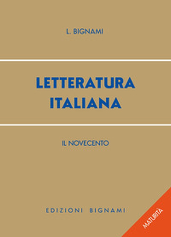Letteratura italiana. Il Novecento - Librerie.coop