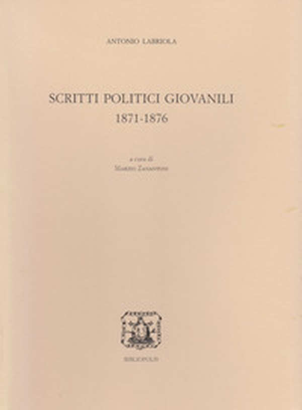 Scritti politici giovanili (1871-1876) - Librerie.coop Scritti politici giovanili (1871-1876) - Librerie.coop