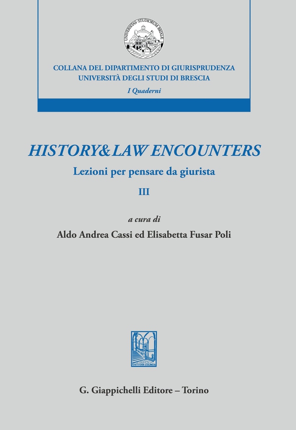 History and law encounters - E-Book - Librerie.coop History and law encounters - E-Book - Librerie.coop