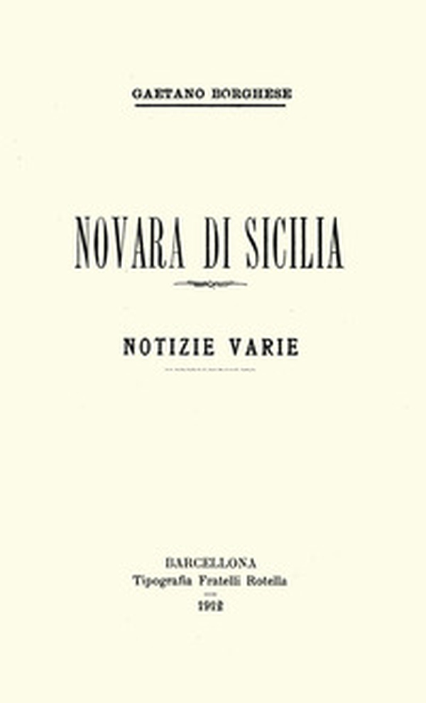 Novara di Sicilia notizie varie - Librerie.coop