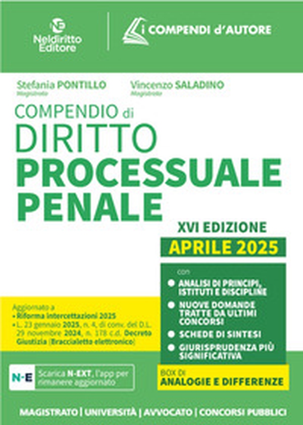 Compendio di procedura penale. Aprile 2025 - Librerie.coop Compendio di procedura penale. Aprile 2025 - Librerie.coop