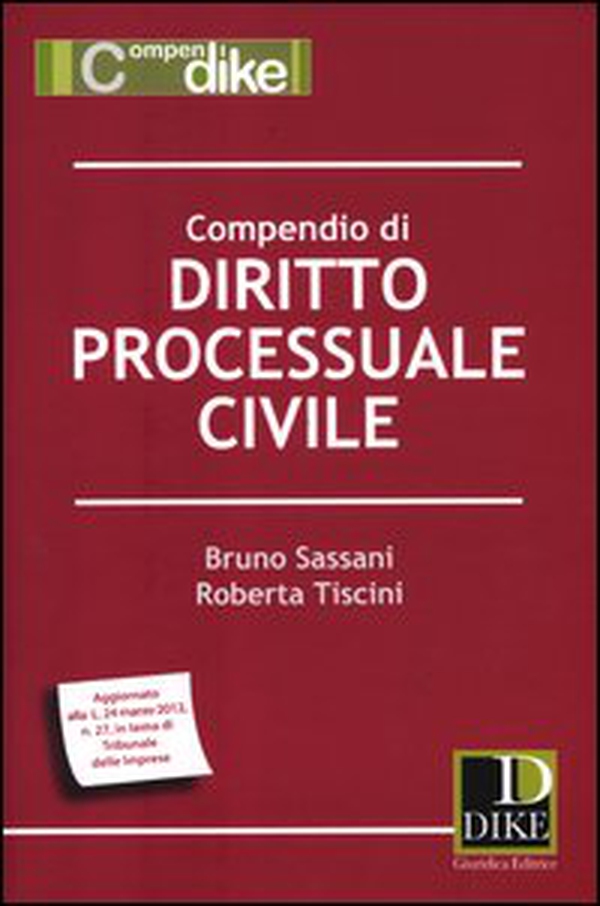 Compendio di diritto processuale civile - Librerie.coop Compendio di diritto processuale civile - Librerie.coop