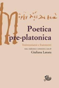 Poetica pre-platonica - Librerie.coop
