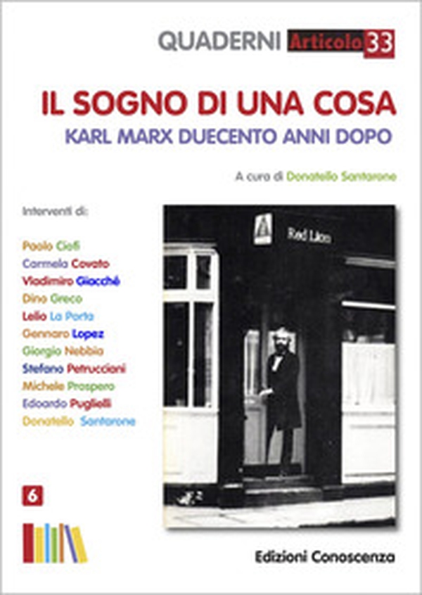 Il sogno di una cosa. Karl Marx duecento anni dopo - Librerie.coop Il sogno di una cosa. Karl Marx duecento anni dopo - Librerie.coop