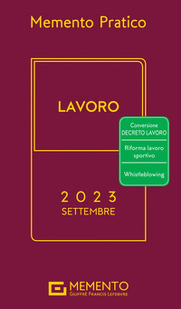 Memento lavoro 2023 - Librerie.coop Memento lavoro 2023 - Librerie.coop
