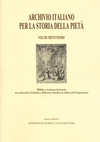 Archivio italiano per la storia della pietà - Vol. 31 - Librerie.coop