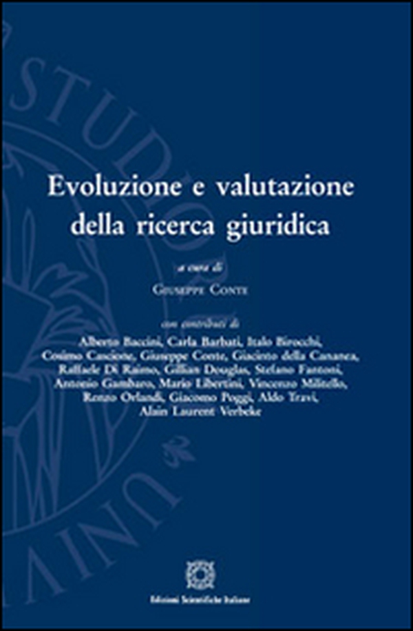 Evoluzione e valutazione della ricerca giuridica - Librerie.coop Evoluzione e valutazione della ricerca giuridica - Librerie.coop