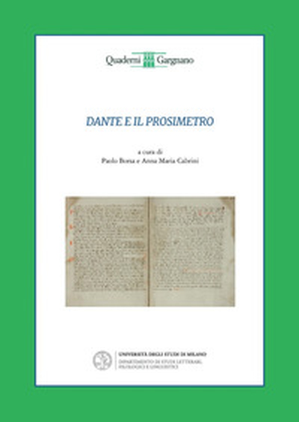 Dante e il prosimetro. Dalla «Vita nova» al «Convivio» - Librerie.coop Dante e il prosimetro. Dalla «Vita nova» al «Convivio» - Librerie.coop