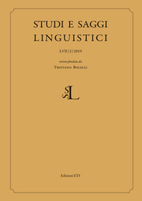 Studi e saggi linguistici - Vol. 1 - Librerie.coop Studi e saggi linguistici - Vol. 1 - Librerie.coop