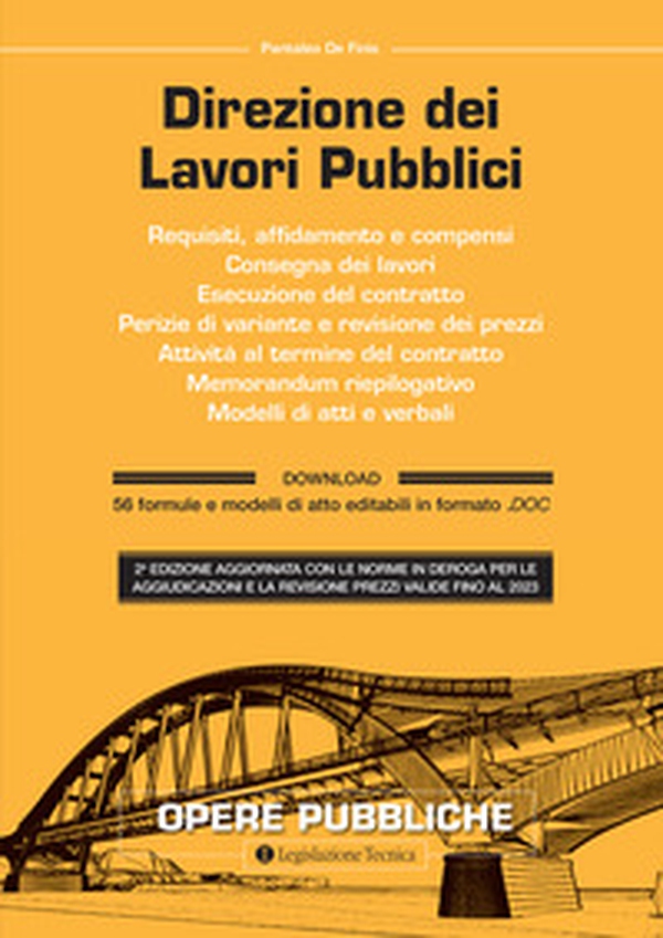 Direzione dei lavori pubblici - Librerie.coop Direzione dei lavori pubblici - Librerie.coop