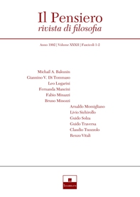 Il Pensiero (1992/1-2) - Librerie.coop