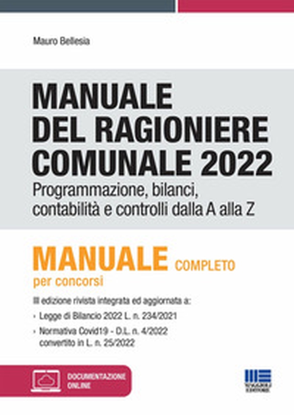 Manuale del ragioniere comunale 2022. Programmazione, bilanci, contabilità e controlli dalla A alla Z - Librerie.coop Manuale del ragioniere comunale 2022. Programmazione, bilanci, contabilità e controlli dalla A alla Z - Librerie.coop