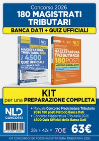 Kit concorso 180 Magistrati Tributari 4500 quiz ufficiali della banca dati + Manuale Metodo Banca Dati per la prova preselettiva - Librerie.coop