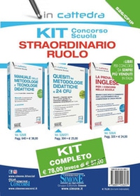 Kit concorso scuola. Straordinario ruolo: Quesiti su metodologie didattiche e 24 CFU-Manuale delle metodologie e tecnologie didattiche-La prova di inglese per i concorsi nella scuola - Librerie.coop