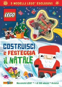 Costruisci e festeggia il Natale! Lego. Con adesivi - Librerie.coop
