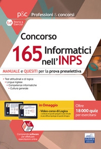 Concorso 165 Informatici INPS. Manuale e quesiti per la prova preselettiva - Librerie.coop