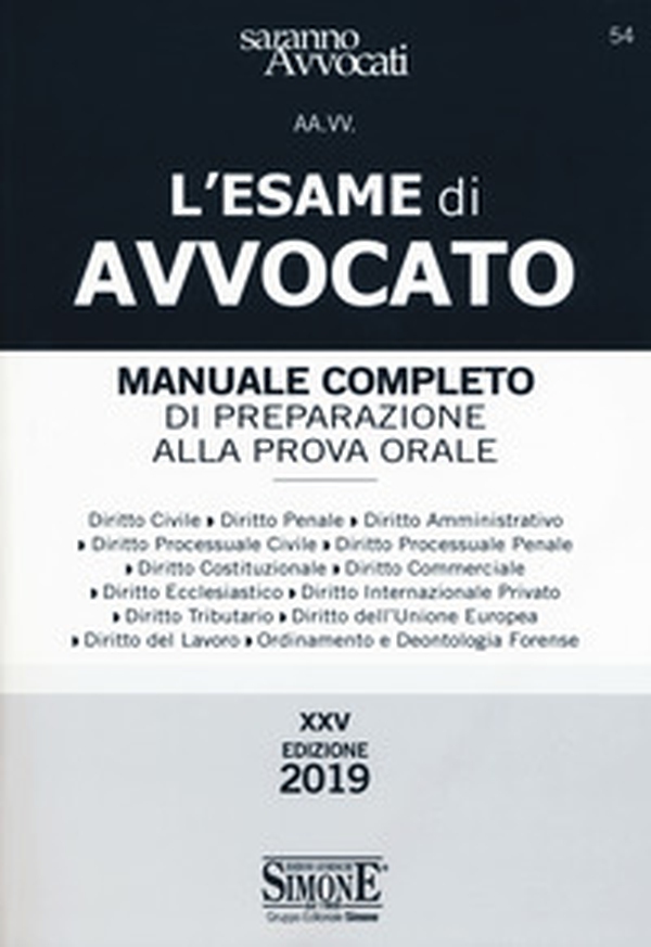 L'esame di avvocato. Manuale completo di preparazione alla prova orale - Librerie.coop L'esame di avvocato. Manuale completo di preparazione alla prova orale - Librerie.coop
