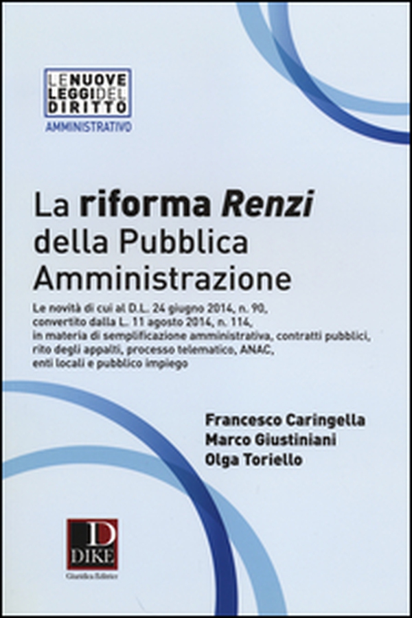 La riforma Renzi della pubblica amministrazione - Librerie.coop La riforma Renzi della pubblica amministrazione - Librerie.coop