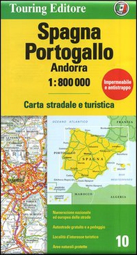 Spagna, Portogallo, Andorra 1:800.000 - Librerie.coop Spagna, Portogallo, Andorra 1:800.000 - Librerie.coop