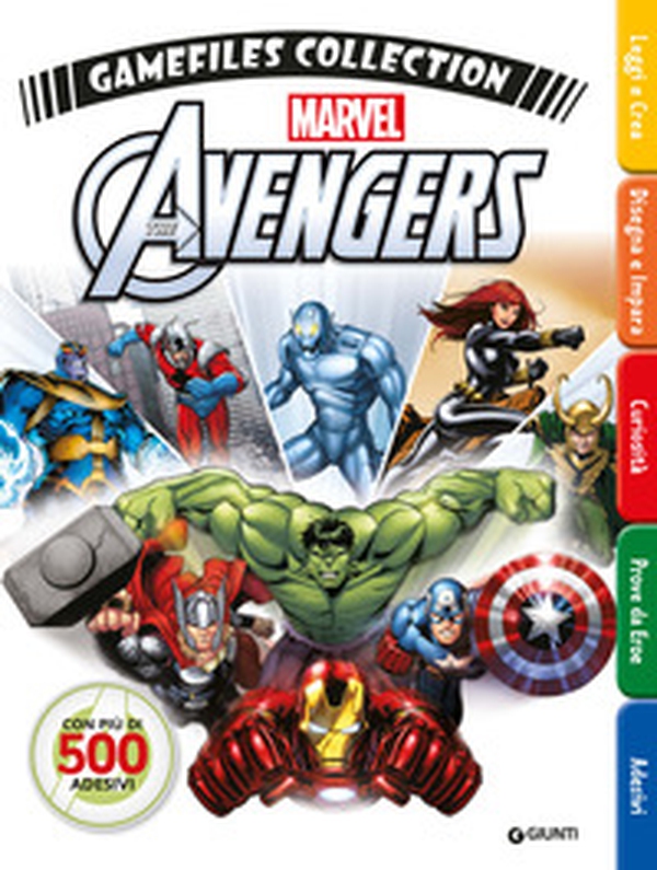 Avengers gamefiles collection. Con adesivi - Librerie.coop Avengers gamefiles collection. Con adesivi - Librerie.coop