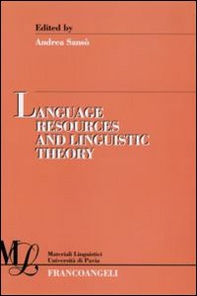 Language resources and linguistic theory - Librerie.coop