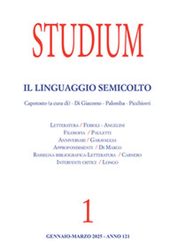Studium - Vol. 1 - Librerie.coop Studium - Vol. 1 - Librerie.coop