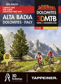 Cartina MTB Alta Badia. Cartina topografica 1:30000. Con panoramiche 3D. Ediz. italiana e tedesca - Librerie.coop