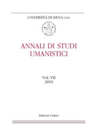 Annali di studi umanistici - Librerie.coop Annali di studi umanistici - Librerie.coop