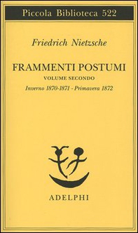 Frammenti postumi - Vol. 2 - Librerie.coop