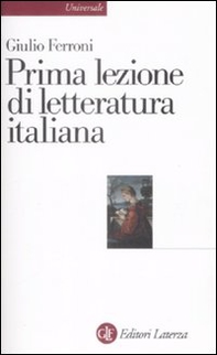Prima lezione di letteratura italiana - Librerie.coop