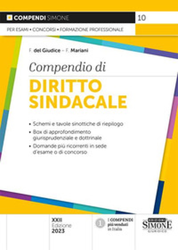 Compendio di diritto sindacale - Librerie.coop Compendio di diritto sindacale - Librerie.coop