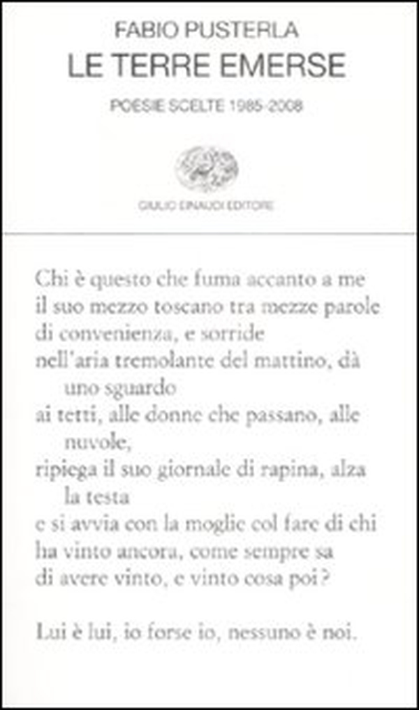 Le terre emerse. Poesie scelte 1985-2008 - Librerie.coop Le terre emerse. Poesie scelte 1985-2008 - Librerie.coop