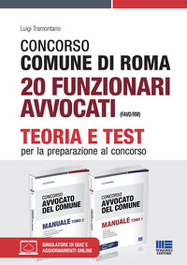 Concorso Comune di Roma 20 funzionari avvocati (FAVD/RM). Kit completo - Librerie.coop Concorso Comune di Roma 20 funzionari avvocati (FAVD/RM). Kit completo - Librerie.coop