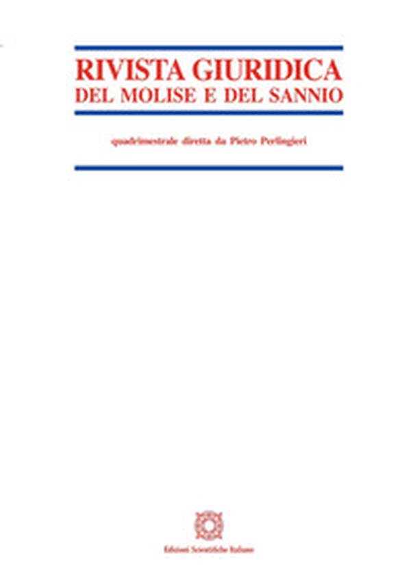 Rivista giuridica del Molise e del Sannio - Vol. 3 - Librerie.coop Rivista giuridica del Molise e del Sannio - Vol. 3 - Librerie.coop