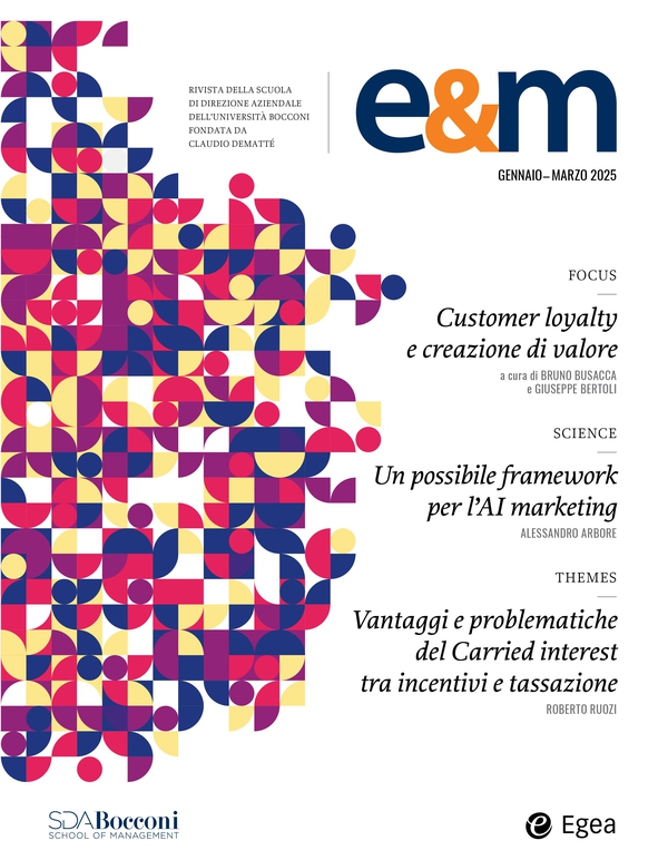 Economia & Management 1/2025 - Librerie.coop Economia & Management 1/2025 - Librerie.coop