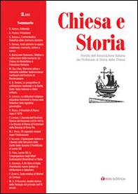 Chiesa e storia. Rivista dell'Associazione Italiana dei Professori di Storia della Chiesa - Librerie.coop