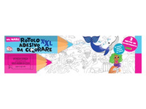Rotolo adesivo da colorare XXL. Nel mare - Librerie.coop Rotolo adesivo da colorare XXL. Nel mare - Librerie.coop